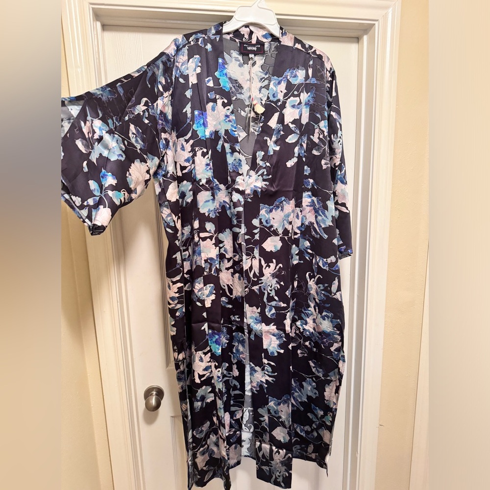 Johnny Was Chryssy Charmeuse Wrap Kimono